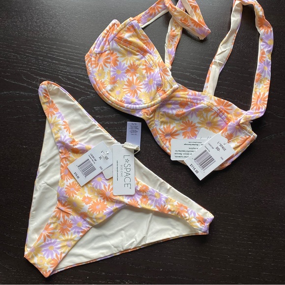 L*Space bikini set in ooopsie daisy print - Picture 2 of 10